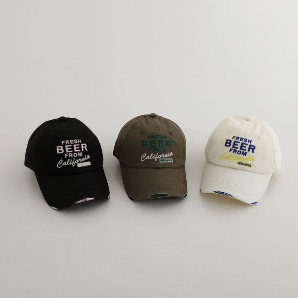 Barn Baseball Caps Baby Peaked Caps SORT black