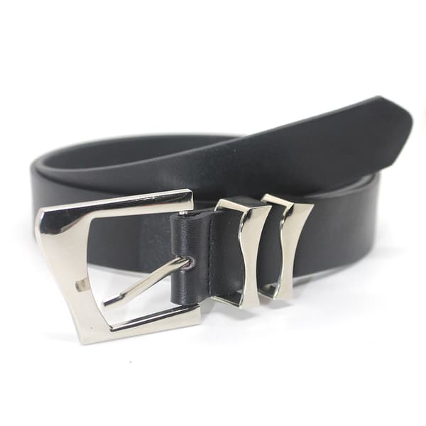 Bälte Midjebälte VIT GLÄNSANDE SPÄNNE GLÄNSANDE SPÄNNE White Bright Buckle-Bright Buckle