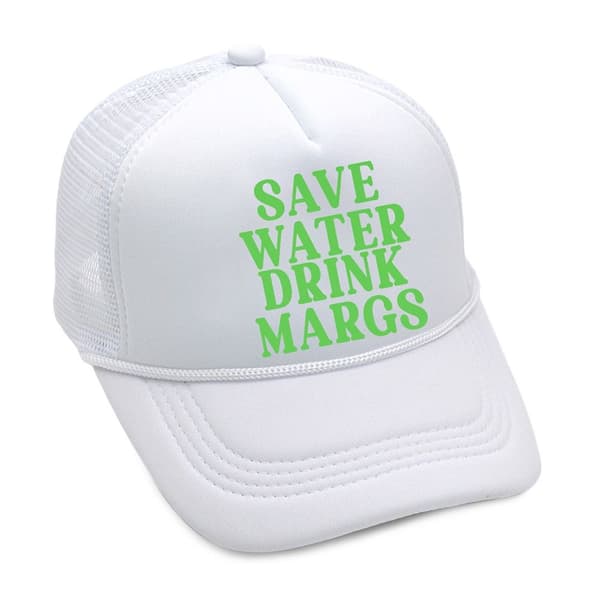 Truckerkeps Rosa Basebollkeps VIT white