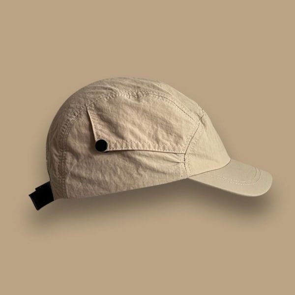 Kortskygget hat udendørs kasket Hurtigtørrende Cargo baseballkasket khaki