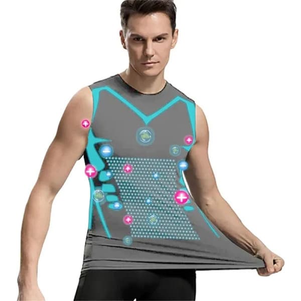 Ionic Formande Väst Sport Åtsittande Västar VIT 3XL white 3XL