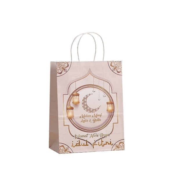 6st Eid Mubarak presentpåse Candy Cookie Bag STIL 2 STIL 2 Style 2