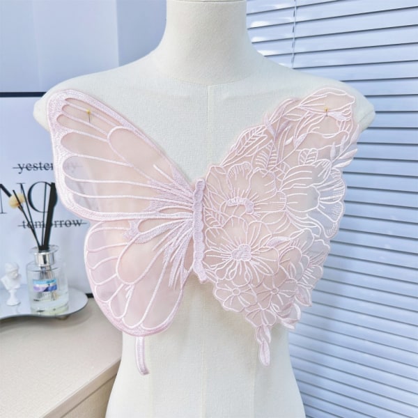 Butterfly Patch Clothes Patches ROSA B B Pink B-B