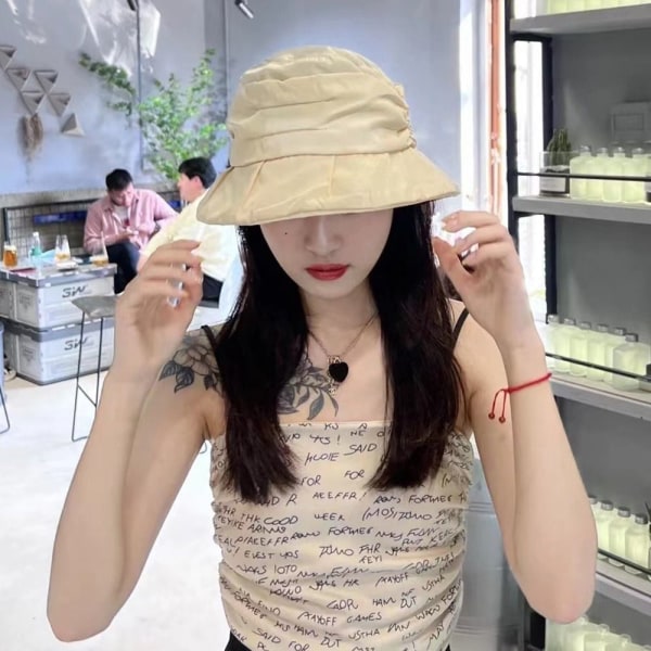 Fisherman Caps Bucket Hats SORT Black