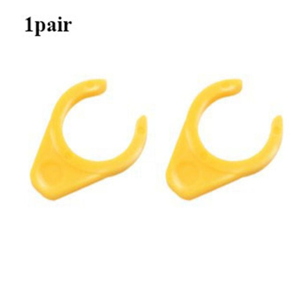1 par Cykellås Ring Quick Release GUL Yellow