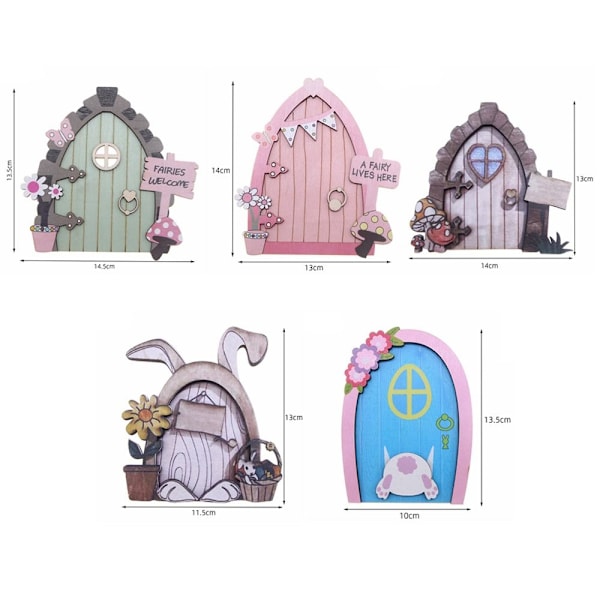 Miniatyr Elf Door Fairy Tale Gate C C C