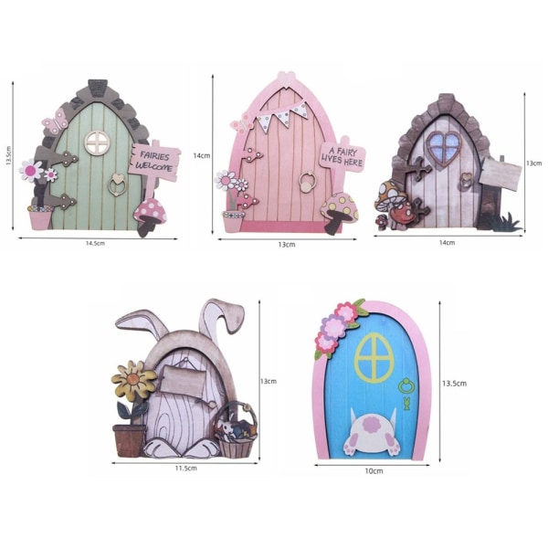 Miniatyyri tonttuovi Satuportti A A A