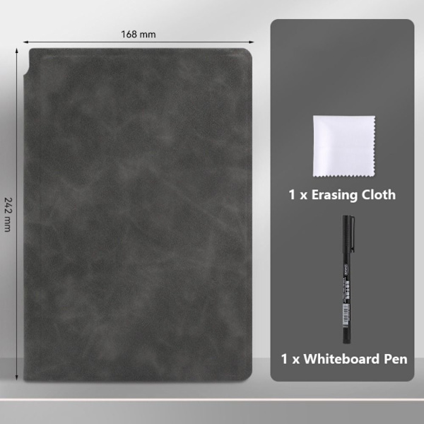 A5 Whiteboard Notesbog Sletbar Whiteboard Udkast 04 04 04