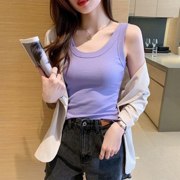 Tank Top Crop Top SORT Black