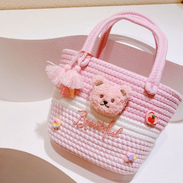 Skulderveske Tulip Flower Woven Bag C C C