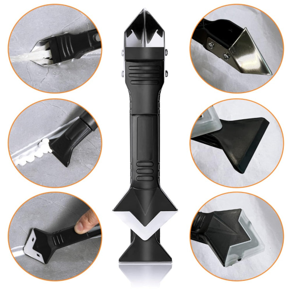 Silikon tätningsverktyg Grout Scraper Kit 9PCS 9PCS 9pcs