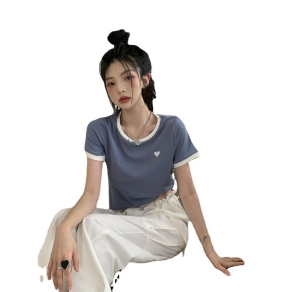 Sommar T-shirt Kortärmad VIT XL White XL