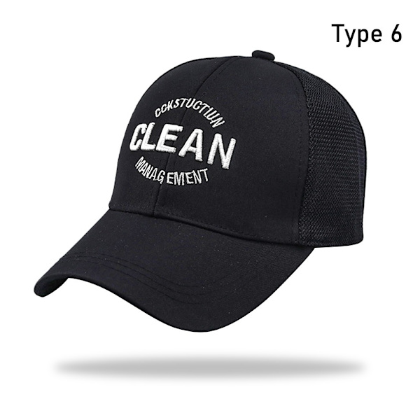 Vintage baseball-lippikset Hauskat Trucker-hatut 6 6 6