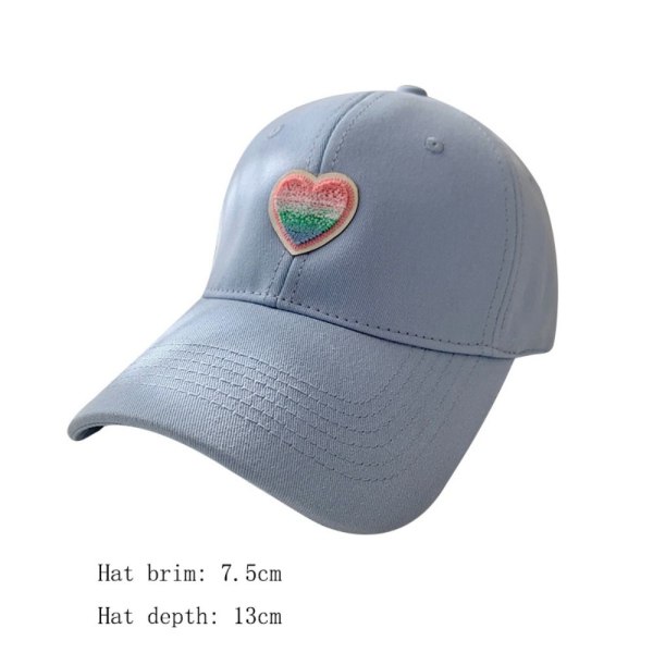 Love Heart Baseball Caps Peaked Cap GRØN green