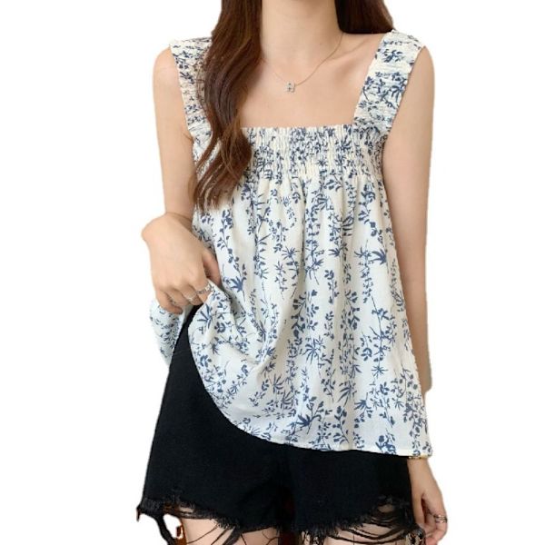 Tank Top Ermeløs Topp APRIKOS Apricot