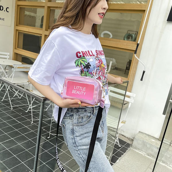 Axelväska Messenger Bag ROSA Pink