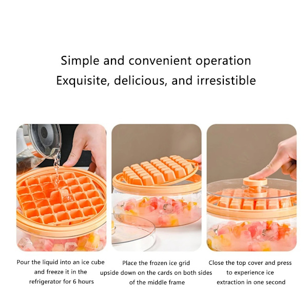 Ice Block Mold Ice Mould KELTAINEN MONOLAYER MONOLAYER yellow monolayer-monolayer