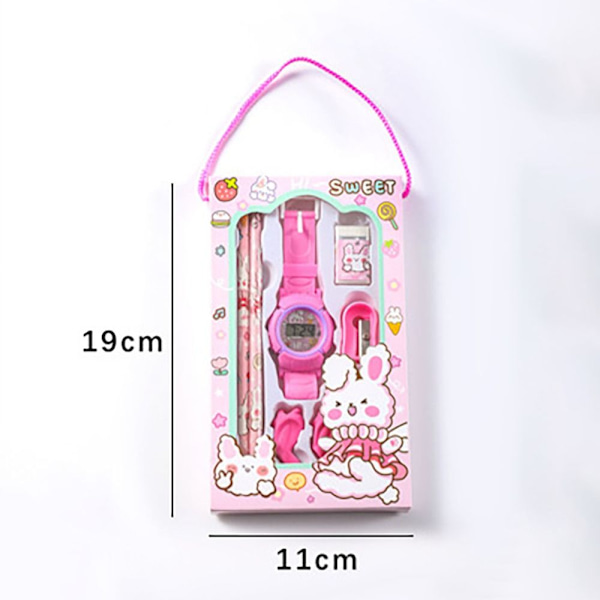 Tecknad set Case ROSA Pink