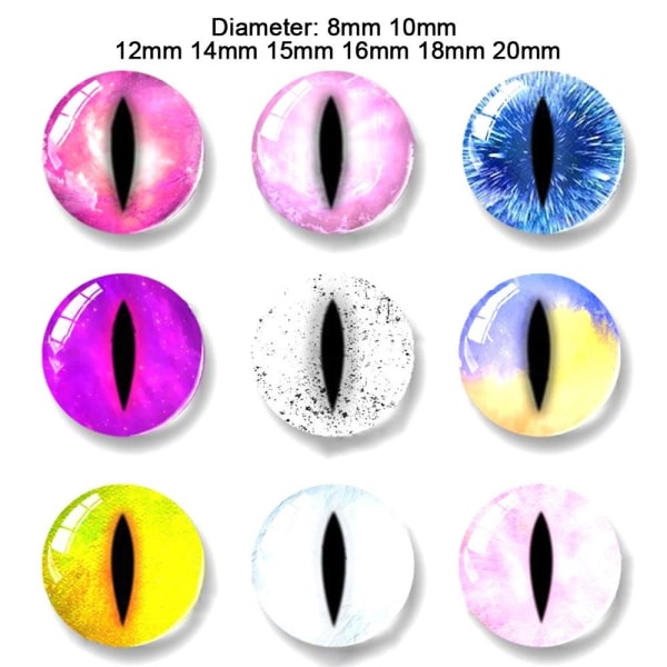 20 stk/10 par Eyes Crafts Eyes Puppet Crystal Eyes 14MM 14MM 14mm