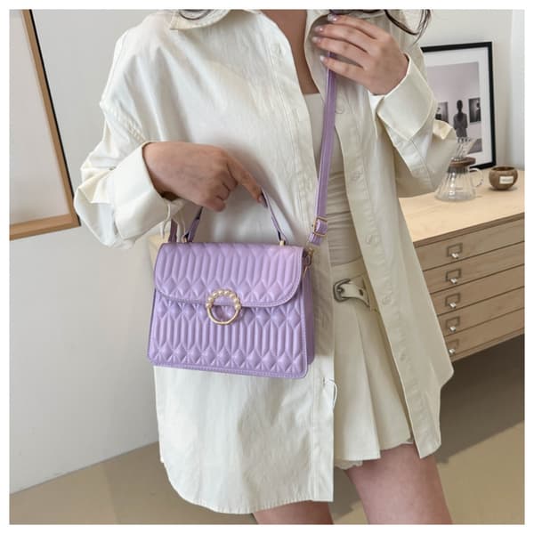 Skulderveske Messenger Bag HVIT White