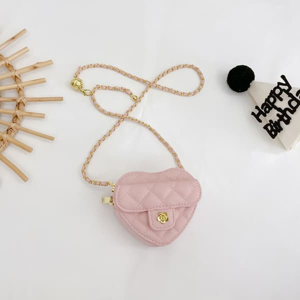 Mini Skulderveske for Jenter ROSA pink
