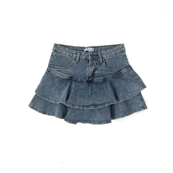 Miniskjørt Denimskjørt L L