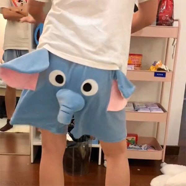 Shortsit Housut Pariskunta Sleeping Housut SININEN XXL Blue XXL
