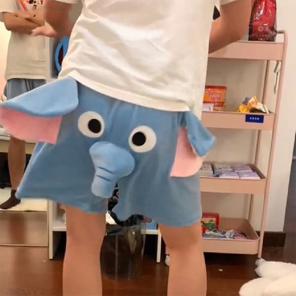 Sove-shorts til par, BLÅ M Blue M