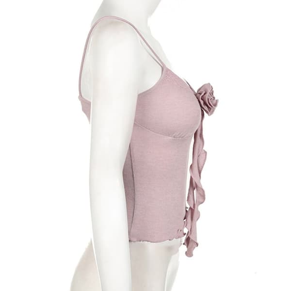 Dame Crop Tops Bralette Vest SORT M Black M