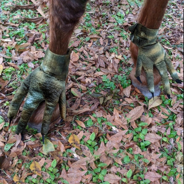 Strikkede hundefodbeskyttere kæledyrsstrømper KROKODILLEKLO KROKODILLEKLO Crocodile claw