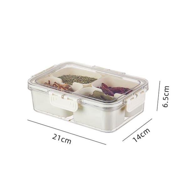 2 st Snackbox Behållare Grönsakslåda Fruktlåda White 2 Pcs-2 Pcs