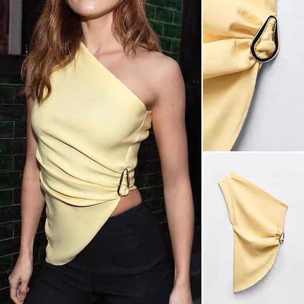Linne Camisole GUL M Yellow M