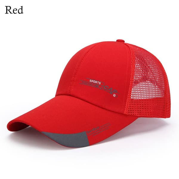 Baseball-lippis Aurinkohattu PUNAINEN red