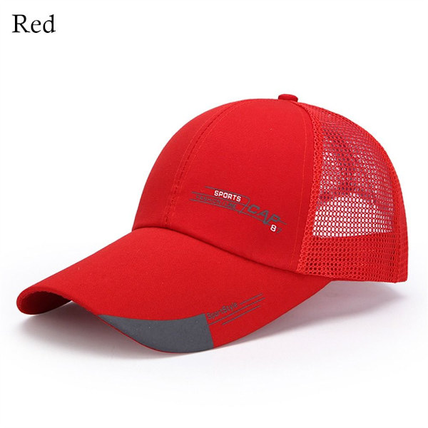 Basebollkeps Solhatt RÖD red
