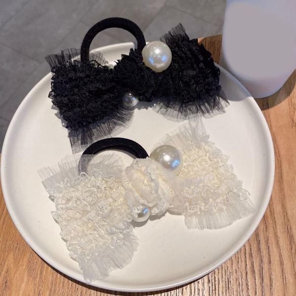 Hårbånd Gummibånd SORT black