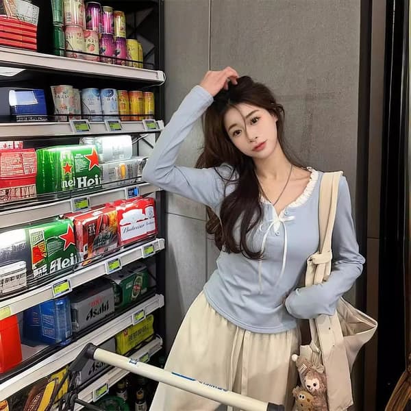 Toppi Crop-toppi BEIGE M Beige M