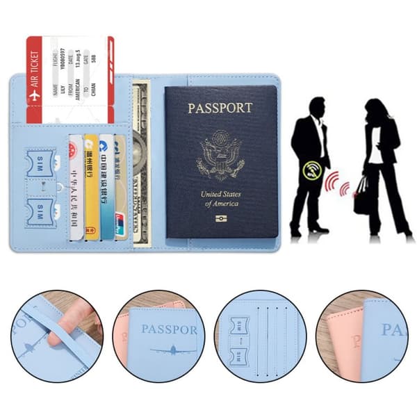 RFID-passikotelon passisuoja HARMAA Grey