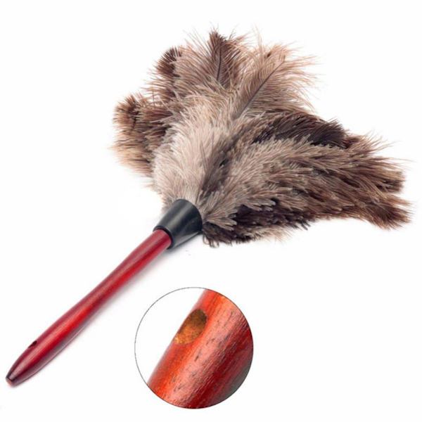 Strutsfjäderpälsborste Strutsfjäder Duster Borste Fjäder