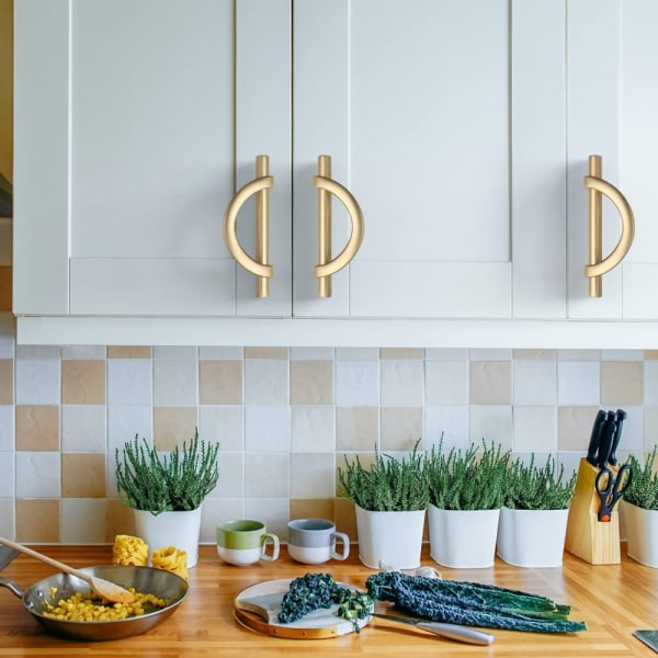 Skab Håndtag Skuffe Trækker GULD 2STK 2STK gold 2pcs-2pcs