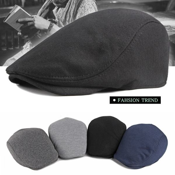 Golfhatter Herre Flat Cap KAFFE Coffee