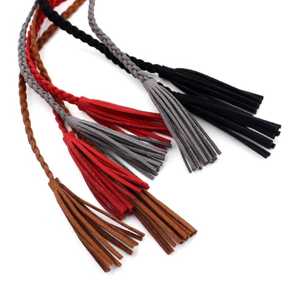 Knuten midjekedja tofsar bomulls midjerep KAMEL Camel