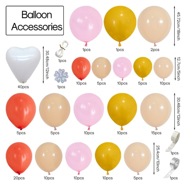 Daisy Balloon Arch Garland Kit