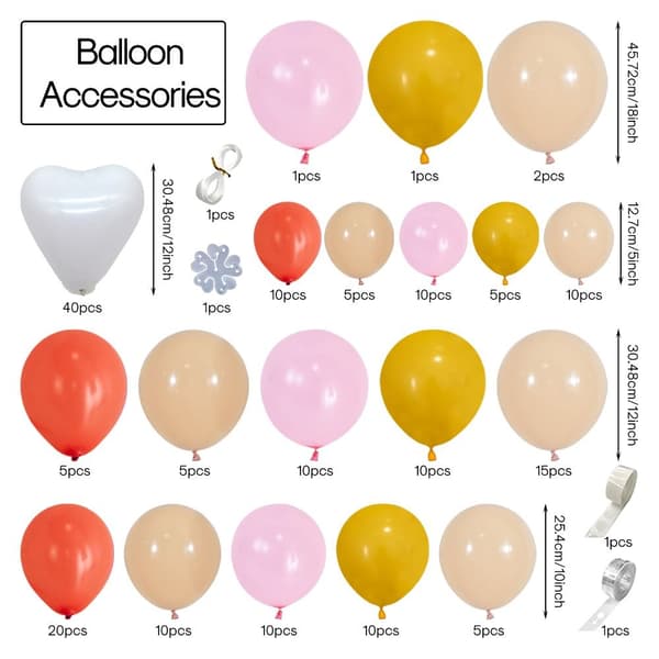 Tusenfryd Ballongbue Girlander Kit
