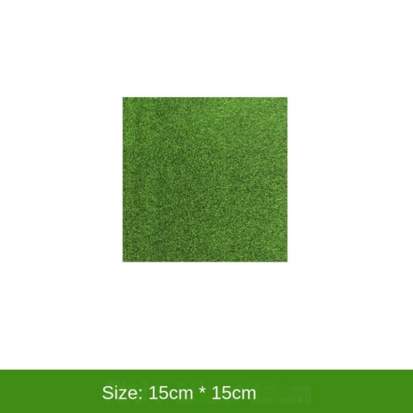 Græsmåtte kunstige græsplæner Tæpper 15X15CM 15x15cm