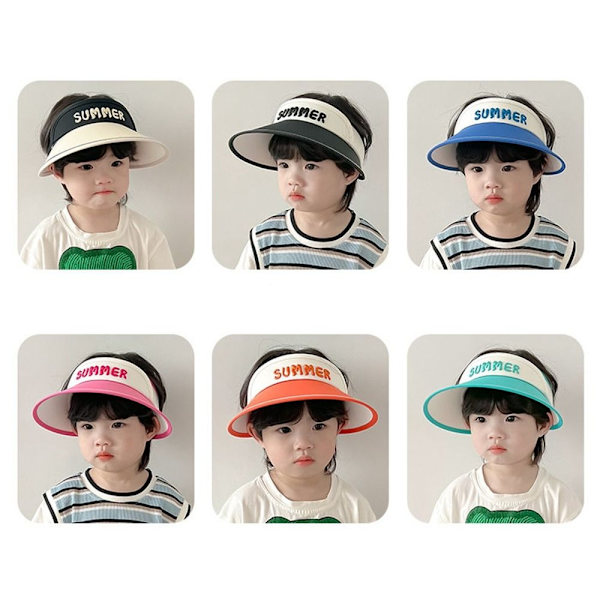 Solhatter for barn Solskjermhatt FARGE 3 FARGE 3 Color 3