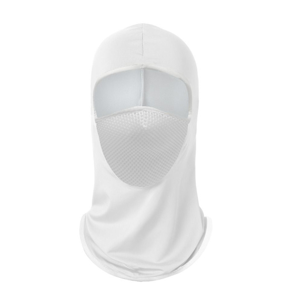 Full Face Cap Cykling Balaclava HVID White