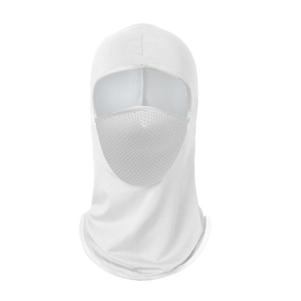 Full Face Cap Sykling Balaclava WHITE White