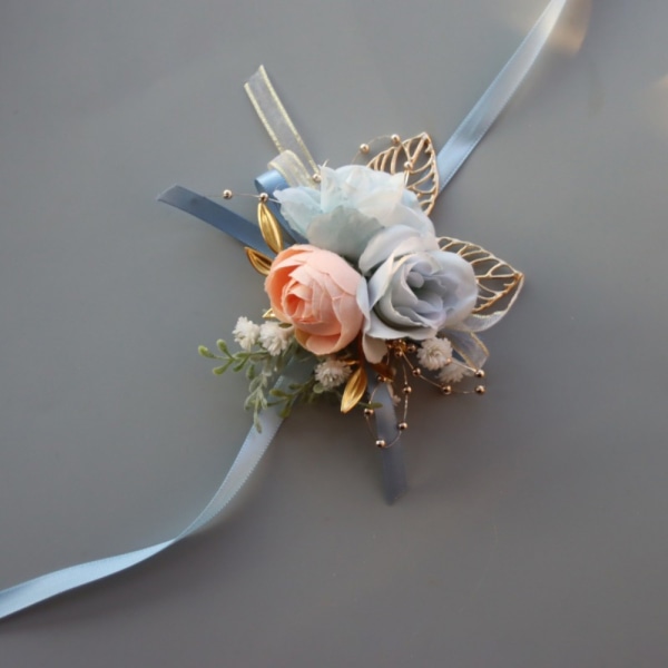 Bridesmaid Wrist Flower Groom's Corsage GREEN CORSAGE CORSAGE Green Corsage-Corsage