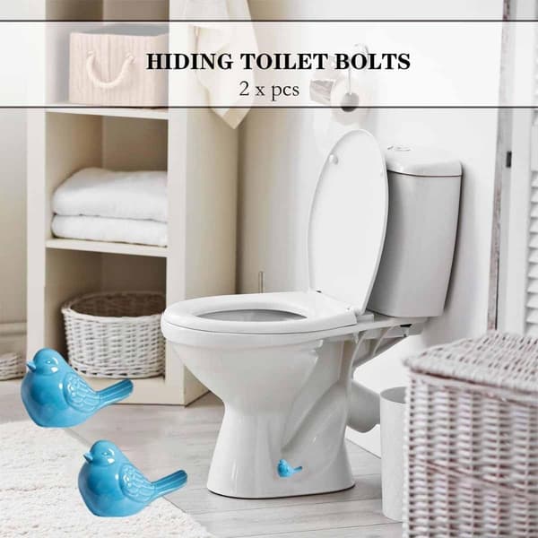 Dickey Toiletskruehætter Toiletskruekapper 2 STK 2 STK 2pcs