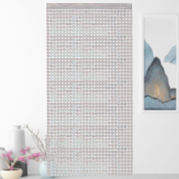 2m Wall Tausta Verho Shimmer Square Taustat SILVER silver